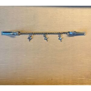 Vintage Bracelet Tie Clip 3 Ballerinas 9.5"